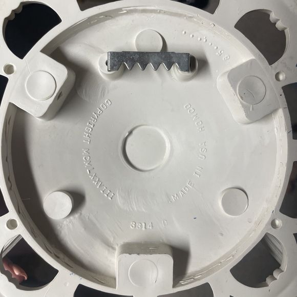 Vtg. Wall Towel Ring Kitchen Bathroom Faux Wicker Rattan BoHo 1978 Homco 3314 - Picture 3 of 4